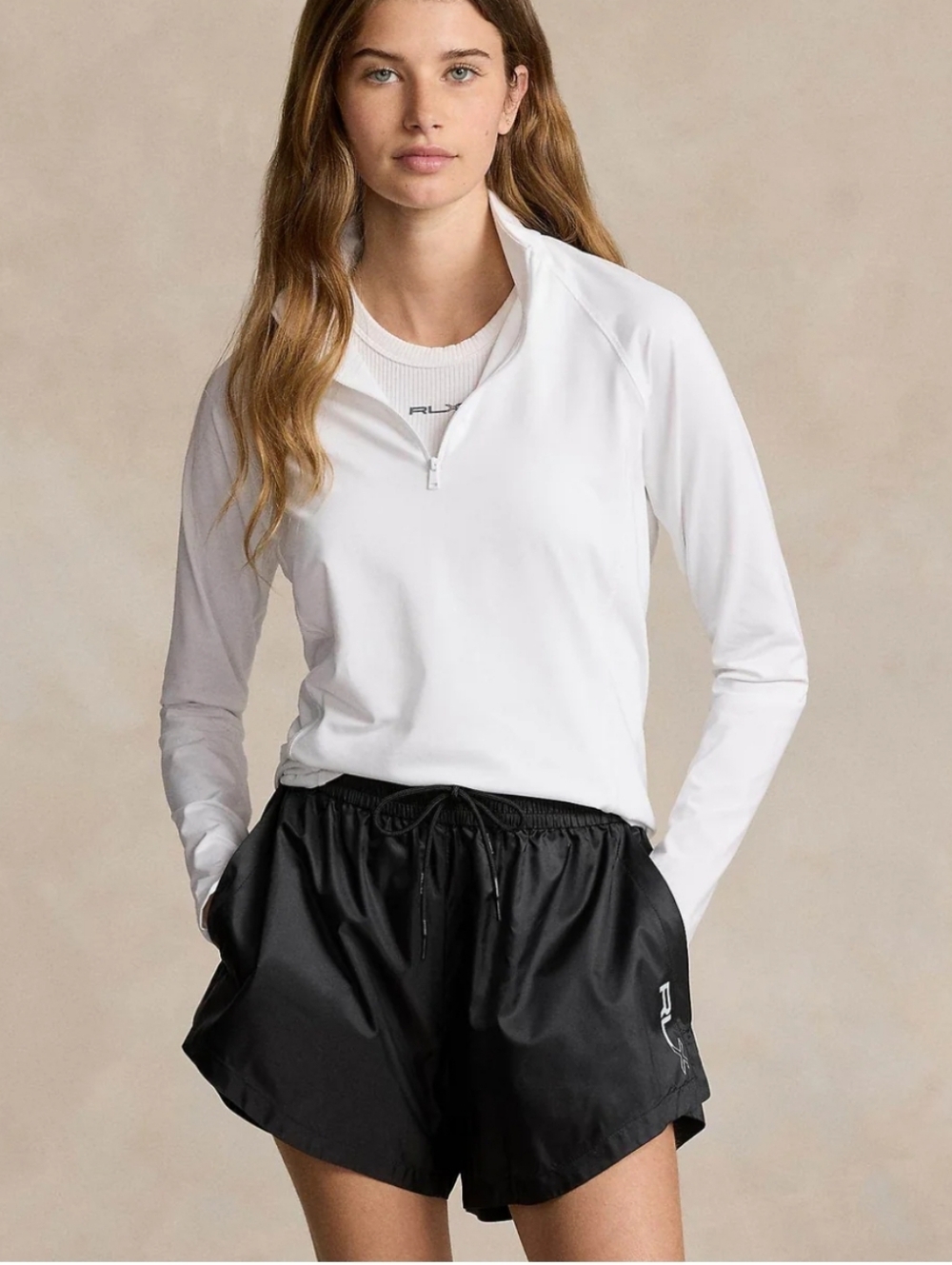 RLX Ralph Lauren‎ Women's Stretch Quarter-Zip Jersey.
